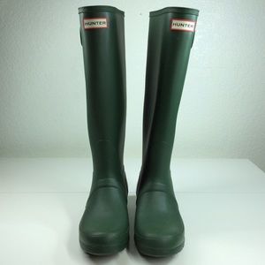 Women's Original Hunter Green Tall Rain Boots